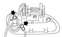  Снятие, установка и проверка компонентов замковых сборок Subaru Legacy Outback