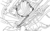  Снятие и установка поддона картера и маслозаборника Subaru Legacy Outback