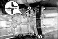  Проверка уровня масла в механической КПП Toyota 4runner