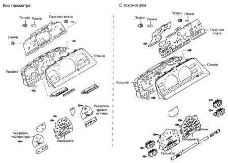  Снятие и установка комбинации приборов Toyota Land Cruiser