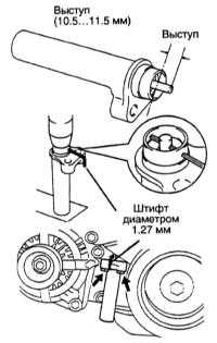  Снятие, проверка состояния и установка газораспределительного ремня и зубчатых колес привода ГРМ Toyota Land Cruiser