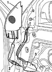  Внутренняя декоративная накладка наружного зеркала заднего вида Volkswagen Passat B5