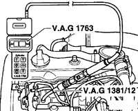  Проверка компрессии в цилиндрах двигателя Volkswagen Passat B5