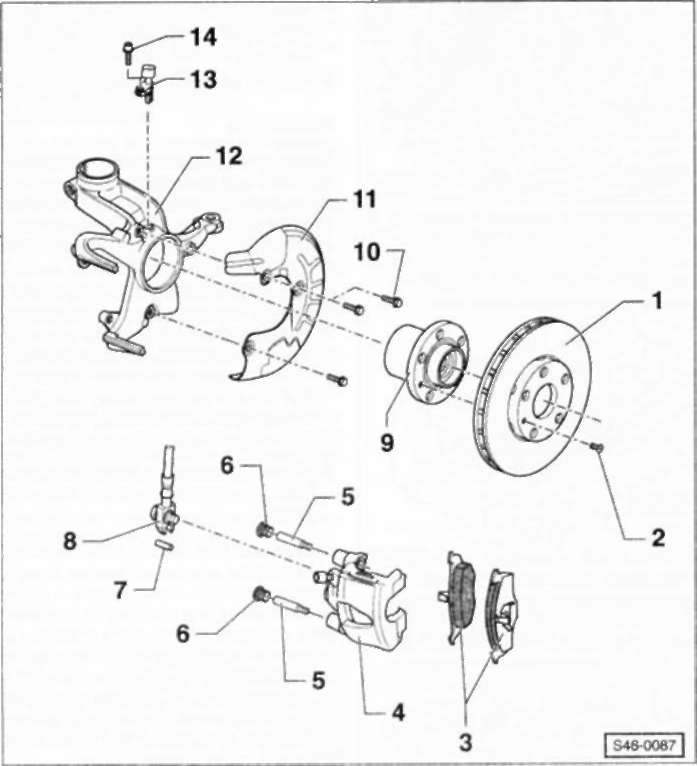6.3 Передний дисковый тормозной механизм FS-I