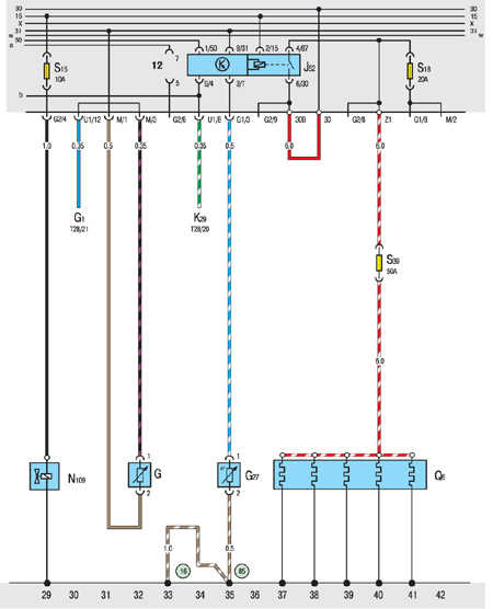 10.20.36 Дизель (АВВ): система предварительного подогрева, отсечка топлива