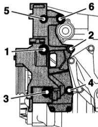  Снятие и установка ремня привода вспомогательных агрегатов Audi A4