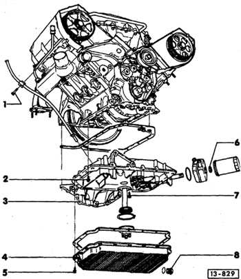  Система смазки Audi A6