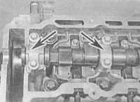  Снятие и установка распределительного вала(ов) и компонентов привода клапанов Opel Astra