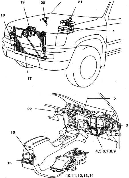  Система кондиционирования Toyota 4runner