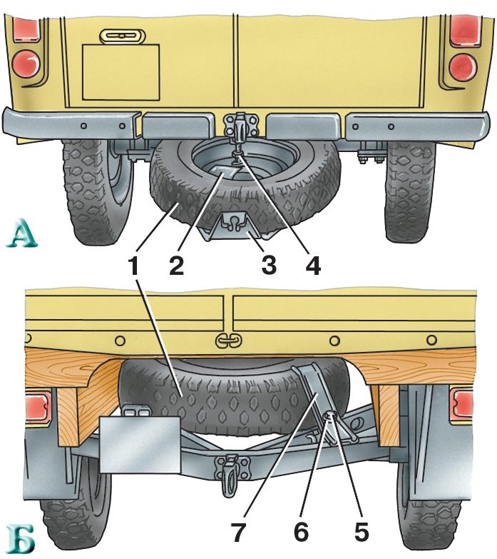 Крепление колеса уаз. Крепление кузова УАЗ 3303. Крепление запасного колеса УАЗ 452. Кронштейн запасного колеса УАЗ 3303. Крепление заднего номера УАЗ 3303.